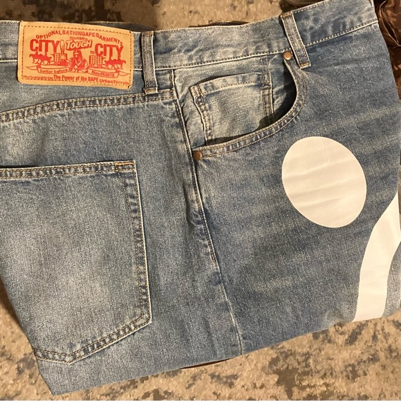 100% Real Authentic Bape Jeans - Picture 11 of 13